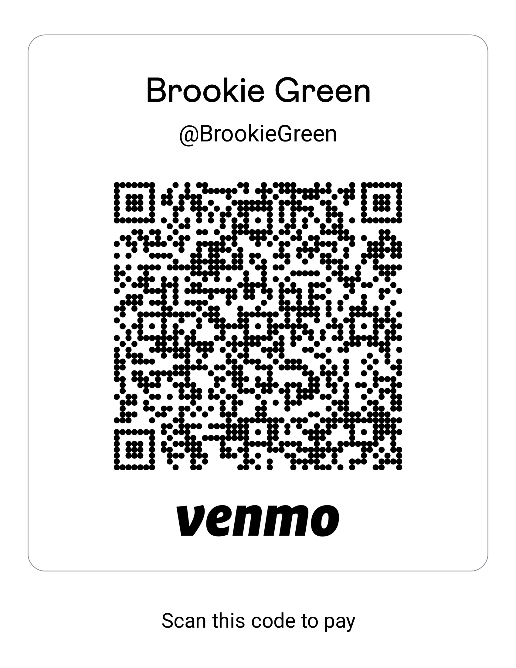 Venmo QR Code